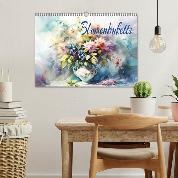 Produktbild: Blumenbuketts (Wandkalender 2026 DIN A3 quer), CALVENDO Monatskalender