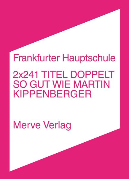 Produktbild: 2x241 Titel doppelt so gut wie Martin Kippenberger
