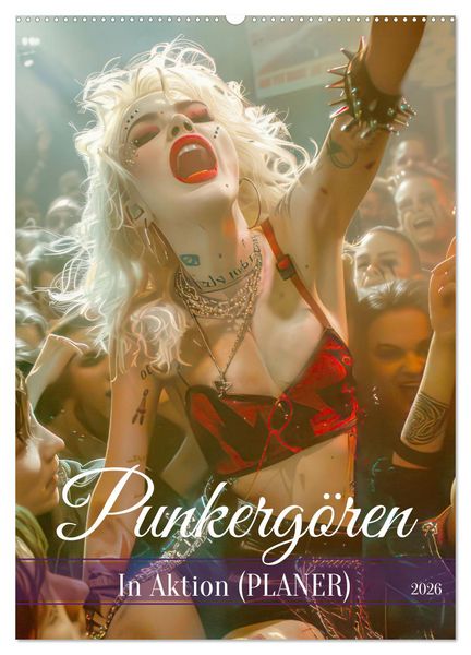 Punkergören - In Aktion (Wandkalender 2026 DIN A2 hoch), CALVENDO Monatskalender