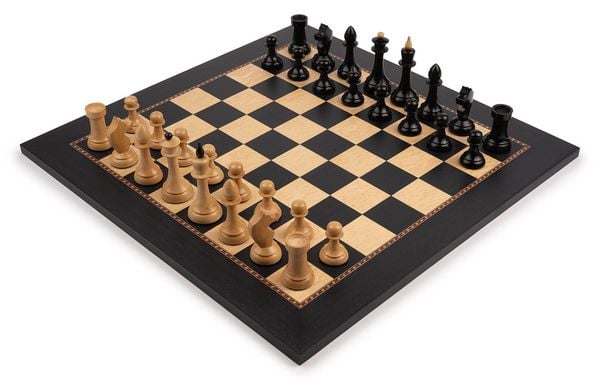 Produktbild: Philos 2530 - Schachset Gambit Deluxe, Feld 50 mm, Holz, Ferrer World-Class