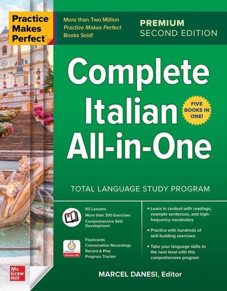 Produktbild: Practice Makes Perfect: Complete Italian All-In-One, Premium