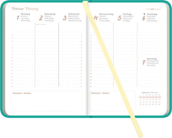 Produktbild: Lady Journal Deluxe T&uuml;rkis 2027