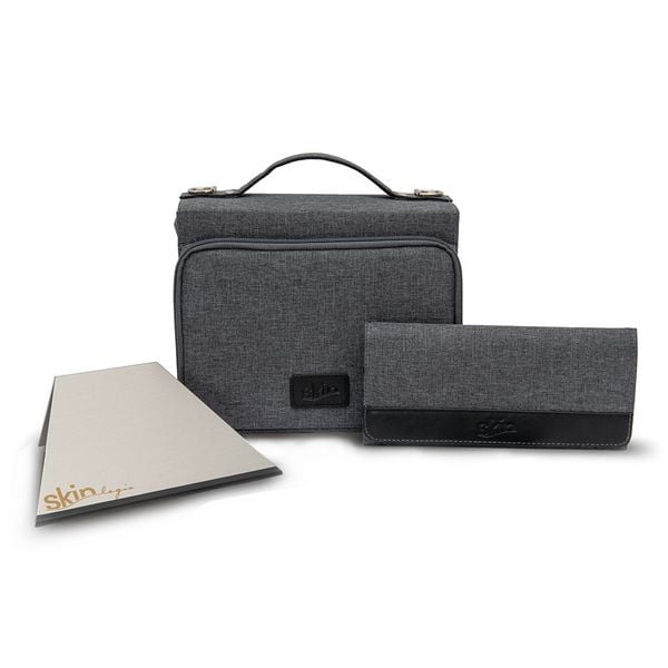 Produktbild: SKIN Tasche VEGAN Gr. L (Habersack) stahl-grau