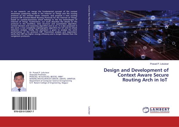 Produktbild: Design and Development of Context Aware Secure Routing Arch in IoT