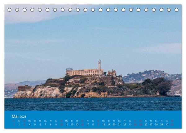 Produktbild: San Francisco - Wie ich es sehe (Tischkalender 2026 DIN A5 quer), CALVENDO Monatskalender
