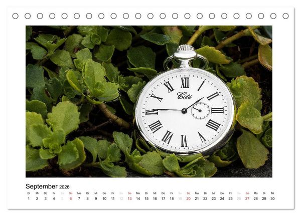 Produktbild: Uhren aus aller Welt (Tischkalender 2026 DIN A5 quer), CALVENDO Monatskalender