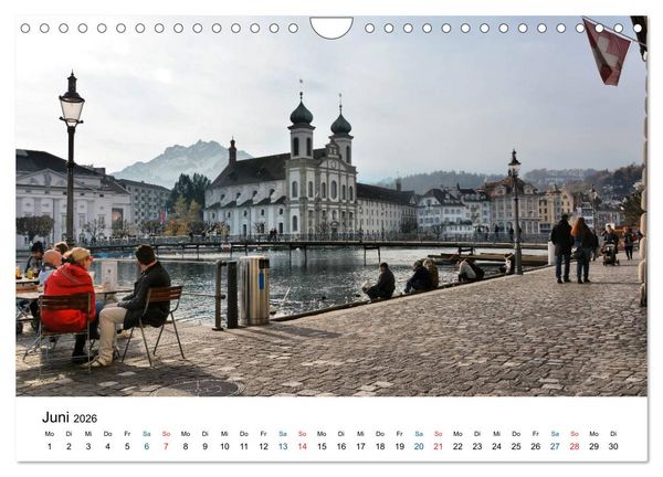 Produktbild: Unterwegs in Luzern (Wandkalender 2026 DIN A4 quer), CALVENDO Monatskalender