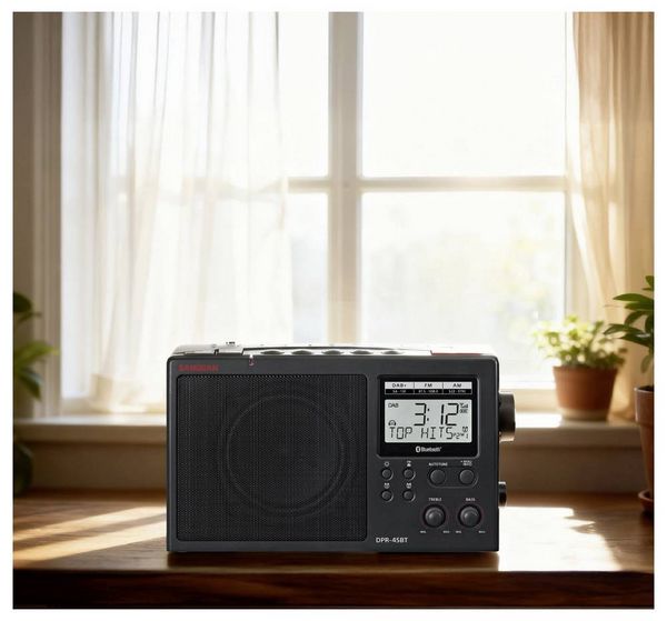 Produktbild: Sangean Tischradio DAB+, AM, FM DAB+, Bluetooth&reg; Schwarz