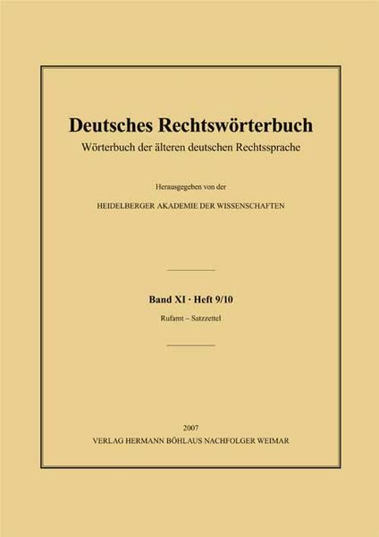 Produktbild: Deutsches Rechtsw&ouml;rterbuch