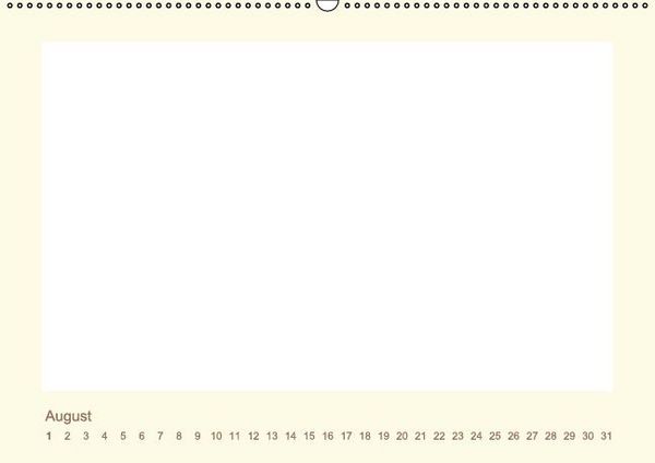 Produktbild: Immerw&auml;hrender Kalender zum selber Gestalten (Wandkalender immerw&auml;hrend DIN A2 quer)