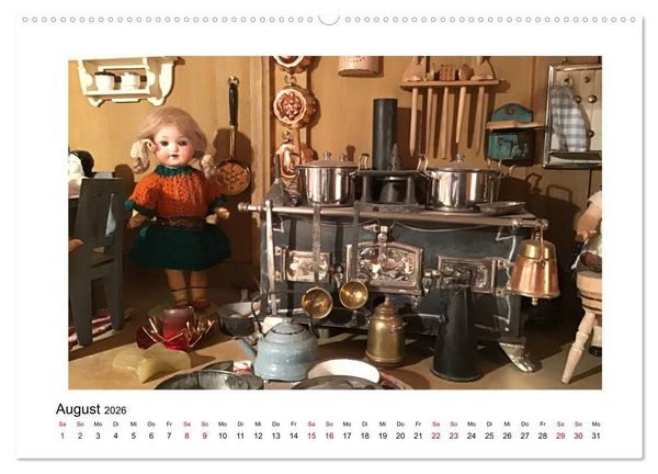 Produktbild: Altes Puppengeschirr (Wandkalender 2026 DIN A2 quer), CALVENDO Monatskalender