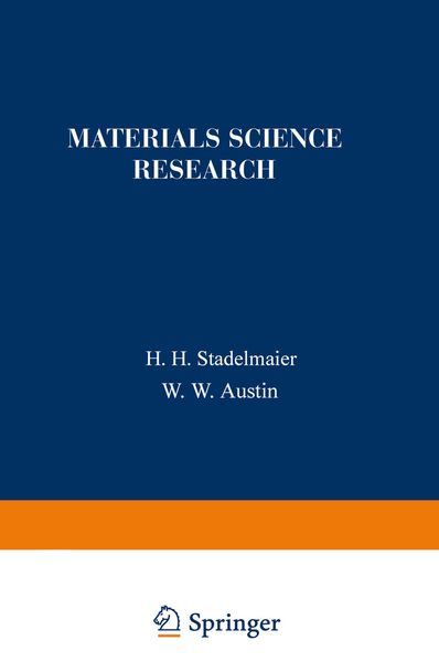 Produktbild: Materials Science Research