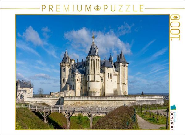 CALVENDO Puzzle Festungsschloss Saumur | 1000 Teile Lege-Größe 64 × 48 cm Foto-Puzzle für glückliche Stunden