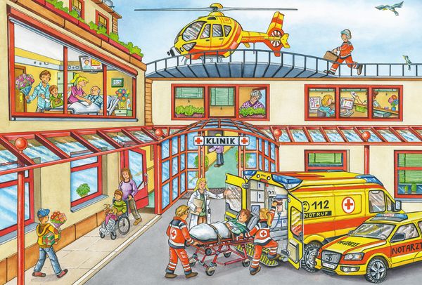 Produktbild: Feuerwehr und Polizei (Kinderpuzzle)