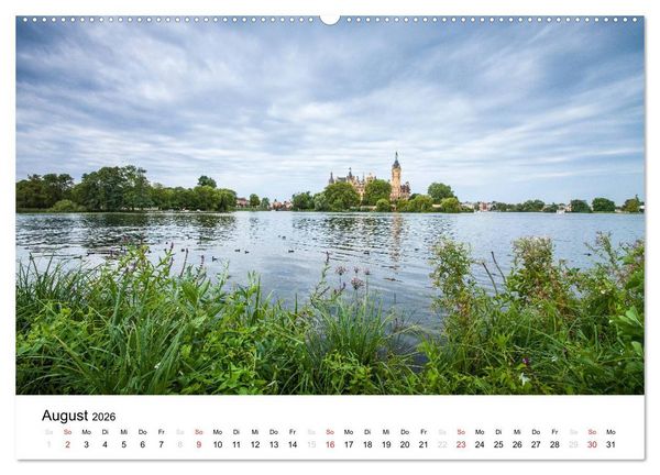 Produktbild: Schweriner M&auml;rchenschloss (Wandkalender 2026 DIN A2 quer), CALVENDO Monatskalender
