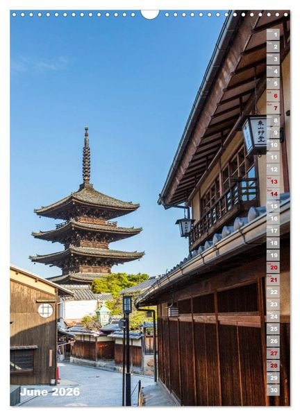 Produktbild: THE MAGIC OF JAPAN Charming impressions (Wall Calendar 2026 DIN A3 portrait), CALVENDO 12 Month Wall Calendar