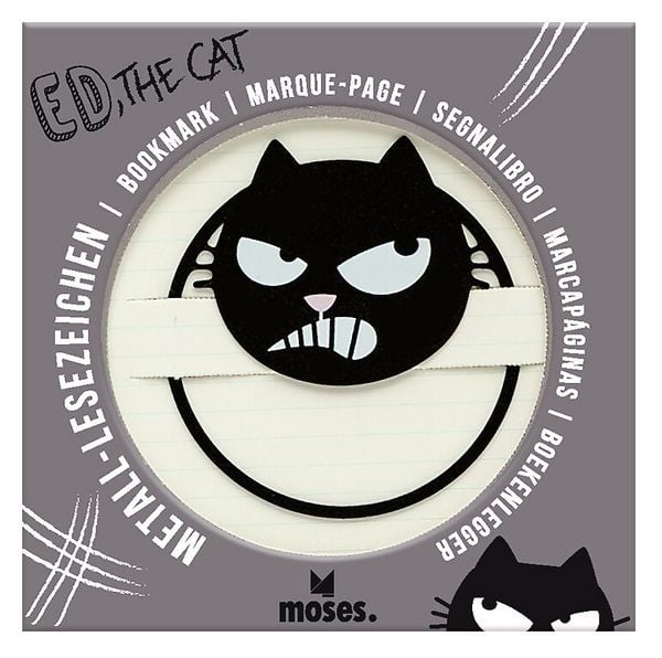 Produktbild: Ed, the Cat Metall-Lesezeichen