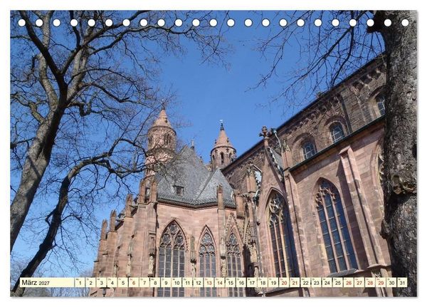 Produktbild: Worms am Rhein Mittelpunkt der Nibelungensage (Tischkalender 2027 DIN A5 quer), CALVENDO Monatskalender
