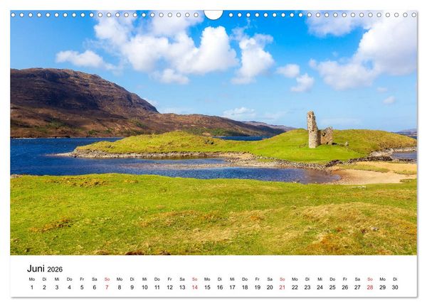 Produktbild: North Coast 500 - Schottlands Traumstra&szlig;e (Wandkalender 2026 DIN A3 quer), CALVENDO Monatskalender