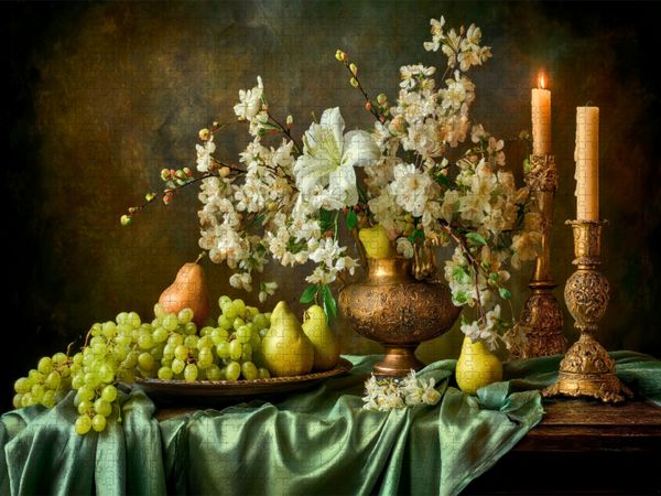 Produktbild: CALVENDO Puzzle Der Fr&uuml;hling k&uuml;sst die Stille und weckt das Leben | 1000 Teile Lege-Gr&ouml;&szlig;e 64x48cm Foto-Puzzle f&uuml;r gl&uuml;ckliche Stunden