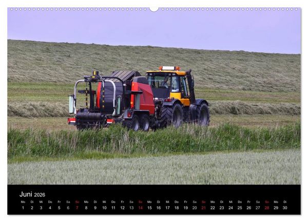 Produktbild: Trecker & Co. bei der Arbeit - Landwirtschaft in Ostfriesland (Wandkalender 2026 DIN A2 quer), CALVENDO Monatskalender