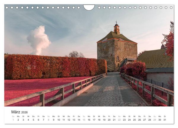 Produktbild: Cottbus und seine Umgebung in Infrarot (Wandkalender 2026 DIN A4 quer), CALVENDO Monatskalender