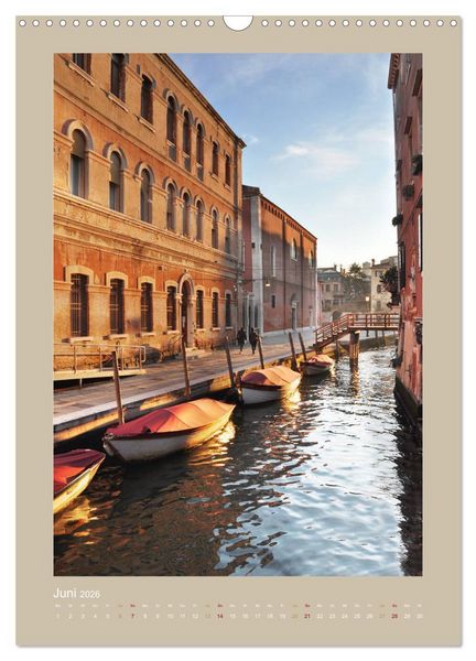 Produktbild: Erlebe mit mir Venedig im Winter (Wandkalender 2026 DIN A3 hoch), CALVENDO Monatskalender