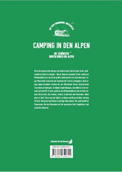 Produktbild: Camping in den Alpen. Die sch&ouml;nsten Routen durch die Alpen