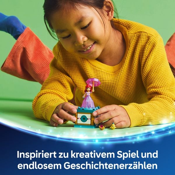 Produktbild: LEGO ǀ Disney 43259 Princess Arielle Spieluhr, Bauset mit Mini Puppe