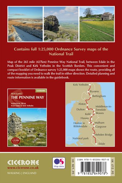 Produktbild: Pennine Way Map Booklet