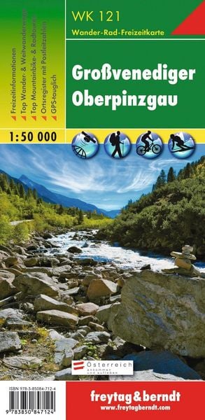 Produktbild: freytag & berndt Wanderkarte WK 121 Gro&szlig;venediger - Oberpinzgau 1:50.000