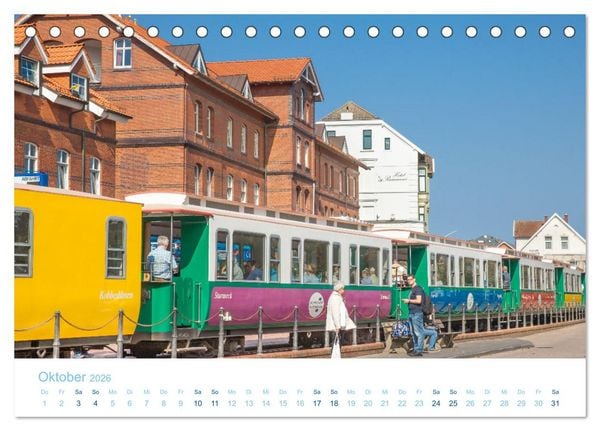Produktbild: Moin Borkum (Tischkalender 2026 DIN A5 quer), CALVENDO Monatskalender