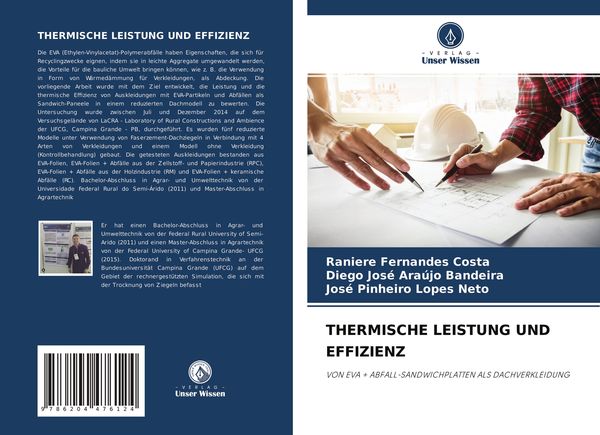 Thermische Leistung und Effizienz, Taschenbuch von Raniere Fernandes Costa , Diego José Araújo Bandeira , José Pinheiro Lopes Neto, Verlag Unser