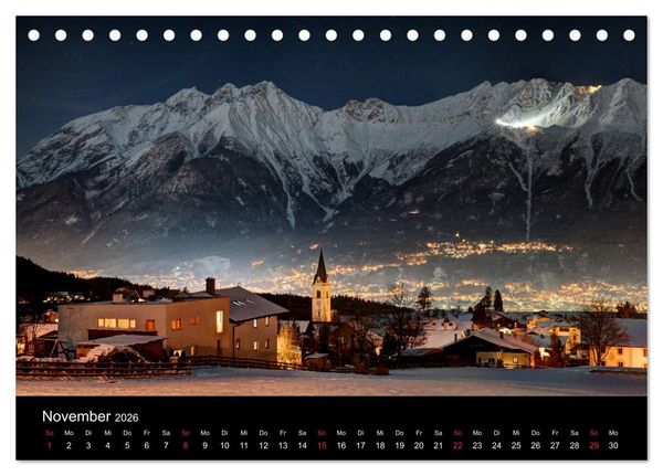 Produktbild: Innsbruck - Capital of the Alps (Tischkalender 2026 DIN A5 quer), CALVENDO Monatskalender