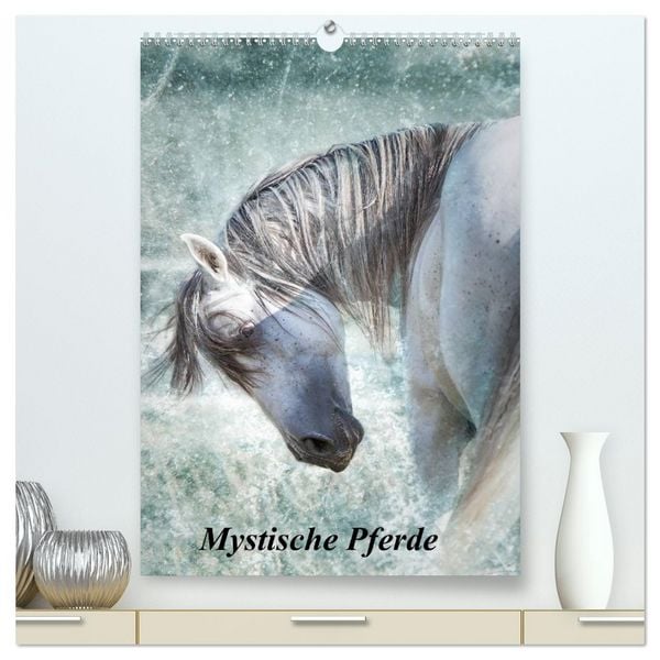Produktbild: Mystische Pferde (hochwertiger Premium Wandkalender 2026 DIN A2 hoch), Kunstdruck in Hochglanz
