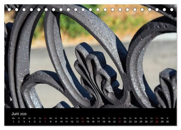 Produktbild: Der Gusseiserne Turm zu L&ouml;bau (Tischkalender 2026 DIN A5 quer), CALVENDO Monatskalender