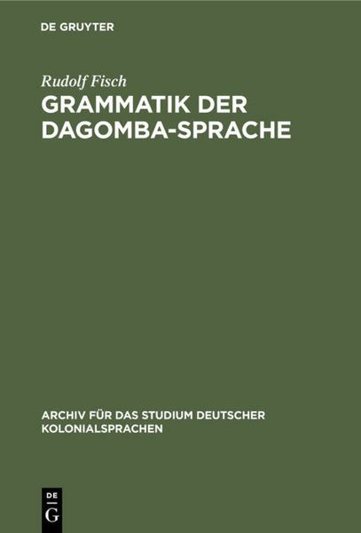 Produktbild: Grammatik der Dagomba-Sprache