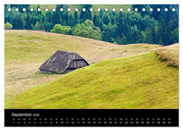 Produktbild: Bauernh&auml;user in Siebenb&uuml;rgen (Tischkalender 2026 DIN A5 quer), CALVENDO Monatskalender