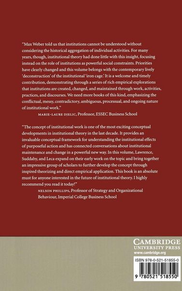 Produktbild: Institutional Work