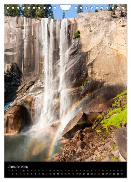 Produktbild: Idylle Pur - Der Yosemite National Park (Wandkalender 2026 DIN A4 hoch), CALVENDO Monatskalender
