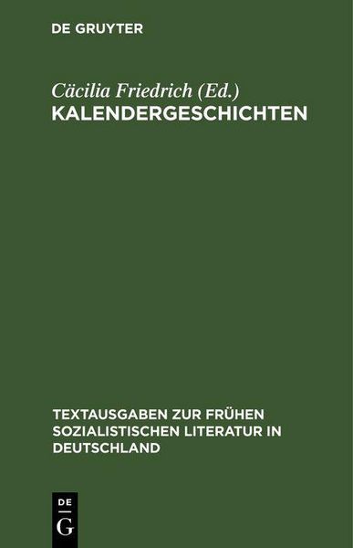 Produktbild: Kalendergeschichten