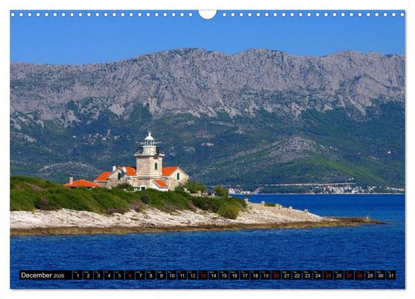 Produktbild: Hvar The sunny Island of Croatia (Wall Calendar 2026 DIN A3 landscape), CALVENDO 12 Month Wall Calendar