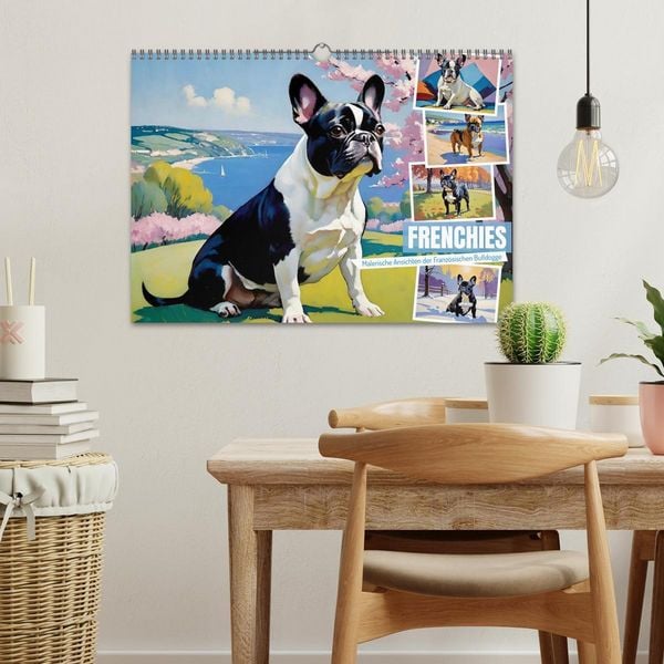 Produktbild: Frenchies (Wandkalender 2026 DIN A3 quer), CALVENDO Monatskalender