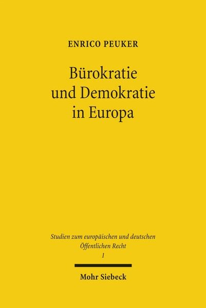 Produktbild: B&uuml;rokratie und Demokratie in Europa