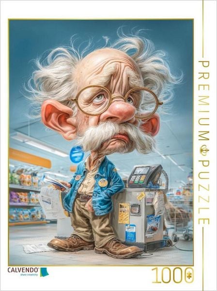 Produktbild: CALVENDO Puzzle Kassierer | 1000 Teile Lege-Gr&ouml;&szlig;e 64x48cm Foto-Puzzle f&uuml;r gl&uuml;ckliche Stunden
