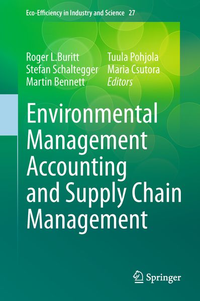 Produktbild: Environmental Management Accounting and Supply Chain Management
