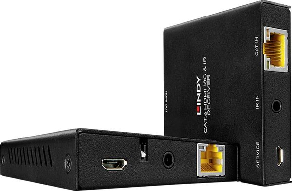 LINDY HDMI 18G & IR Extender HDMI® HDMI Extender über Netzwerkkabel RJ45 50m