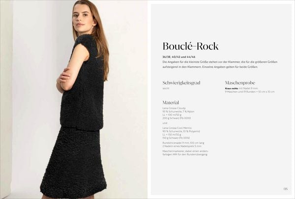 Produktbild: Ganz in Schwarz &ndash; Mode und Accessoires stricken in der edelsten Farbe der Welt