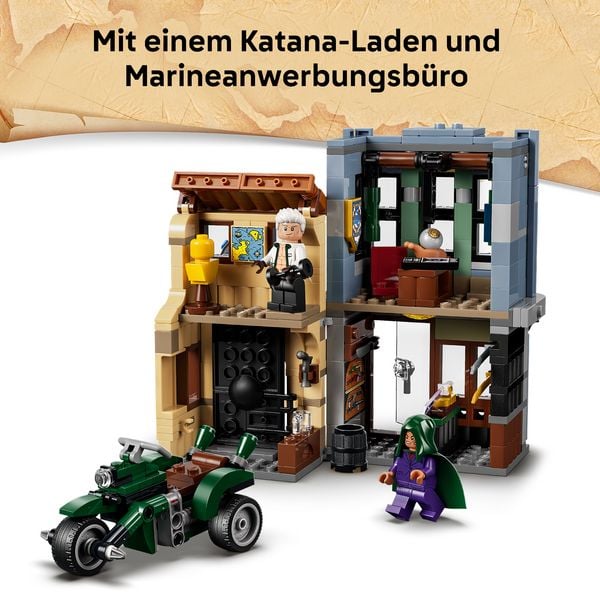 Produktbild: LEGO ONE PIECE 75642 Showdown mit Kapit&auml;n Smoker, Spielzeug ab 9 Jahren