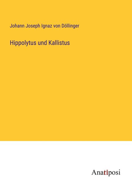 Produktbild: Hippolytus und Kallistus